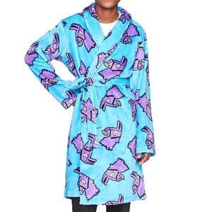 Fortnite Loot Llama Plush Robe Kids M